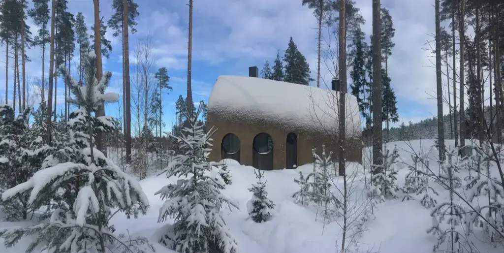 Solid-timber house, Latvia