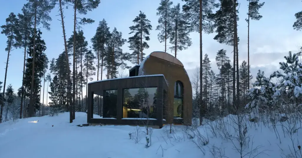 Solid-timber house, Latvia
