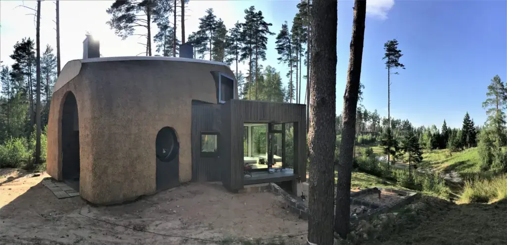 Solid-timber house, Latvia