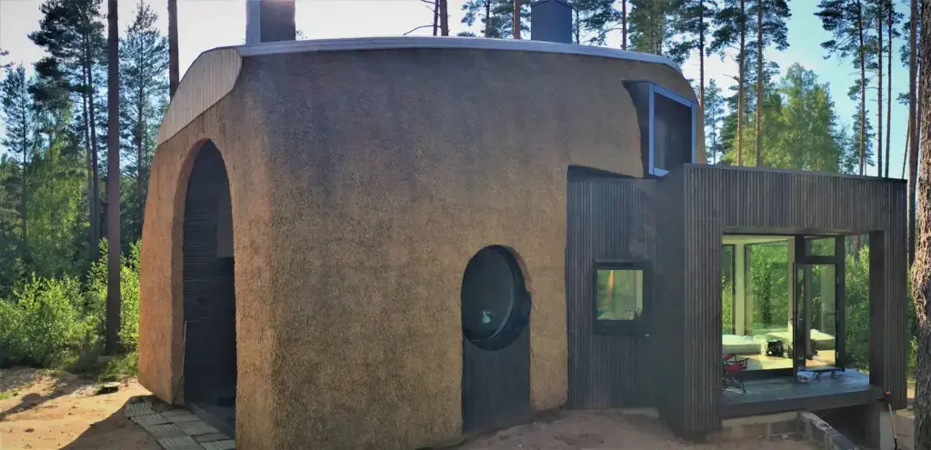 Solid-timber house, Latvia