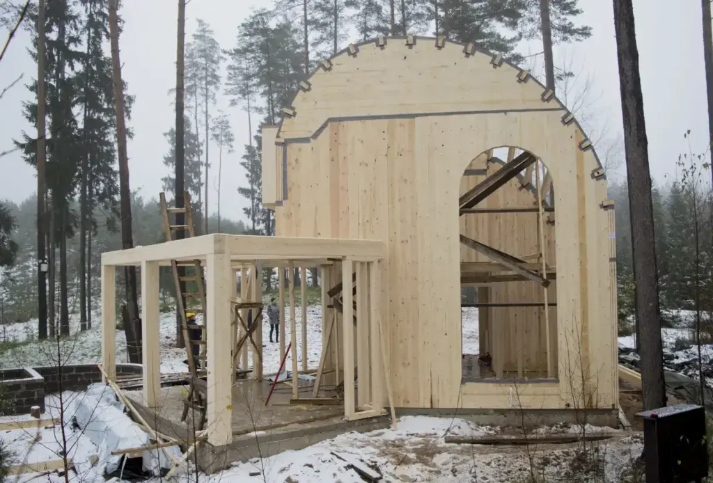 Solid-timber house, Latvia