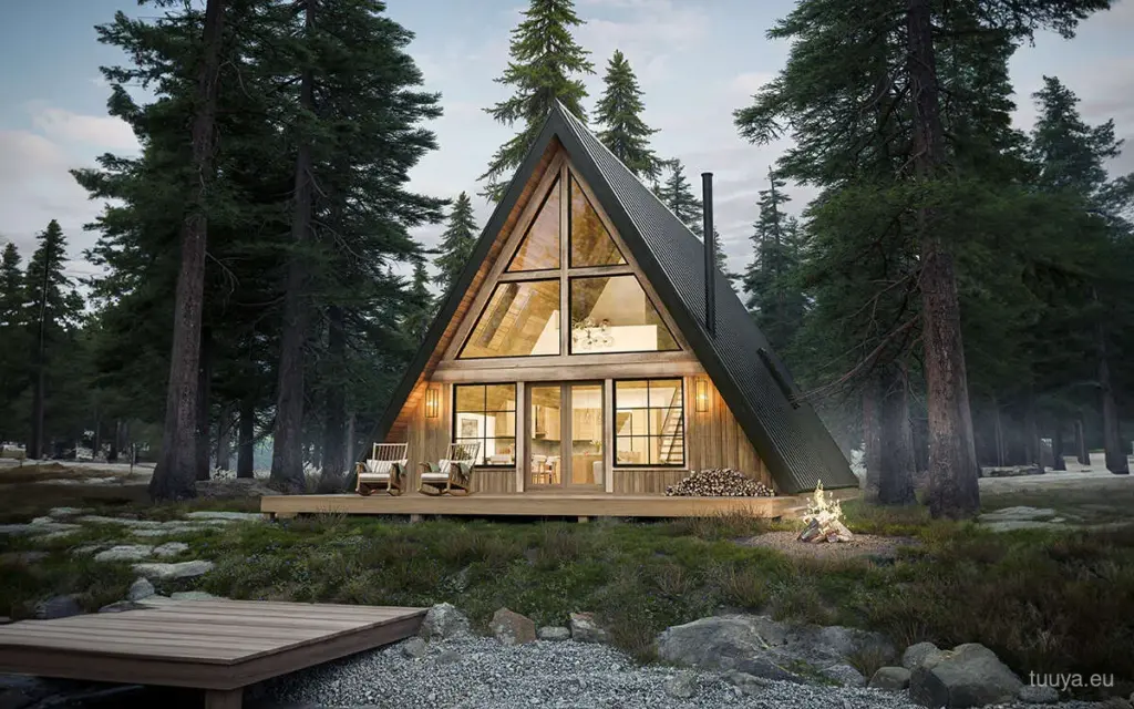 A-Frame am See