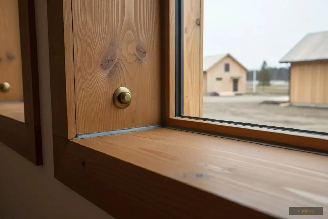 Deep window reveal from inside