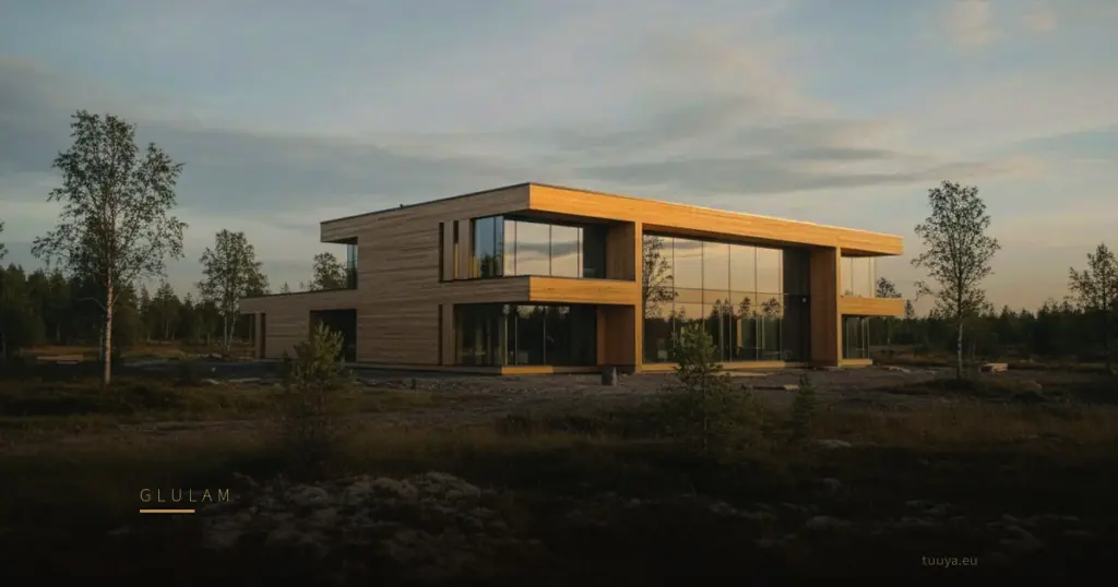 Exposed Glulam Works When You Design the Room in Section